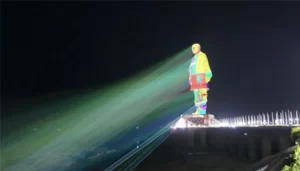 Laser Show at Statue of Unity